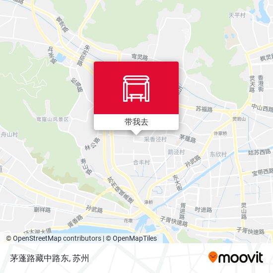 茅蓬路藏中路东地图