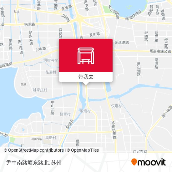 尹中南路塘东路北地图