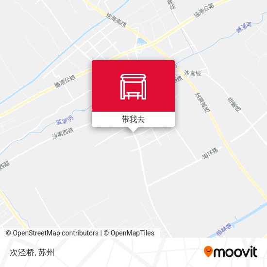 次泾桥地图