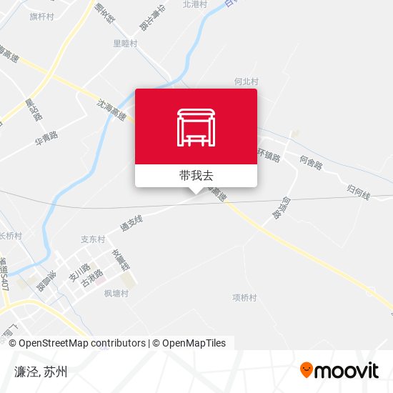 濂泾地图