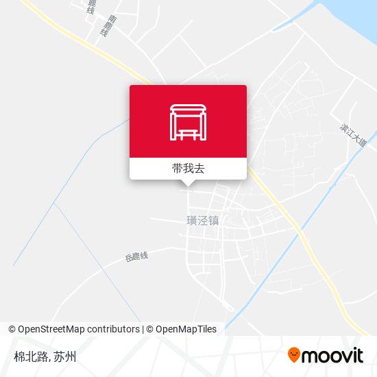 棉北路地图