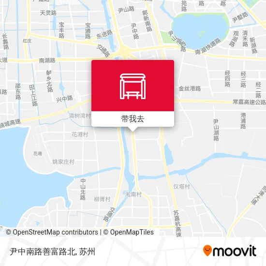 尹中南路善富路北地图