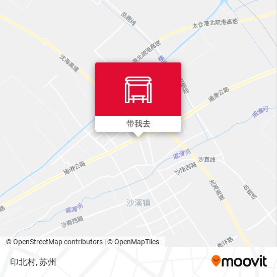 印北村地图