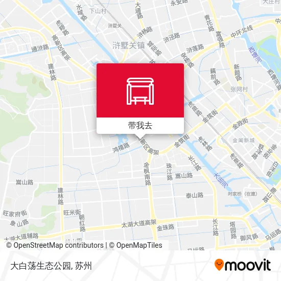 大白荡生态公园地图