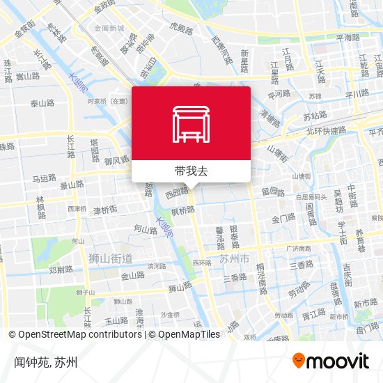 闻钟苑地图