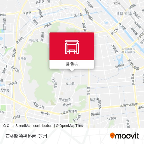 石林路鸿禧路南地图