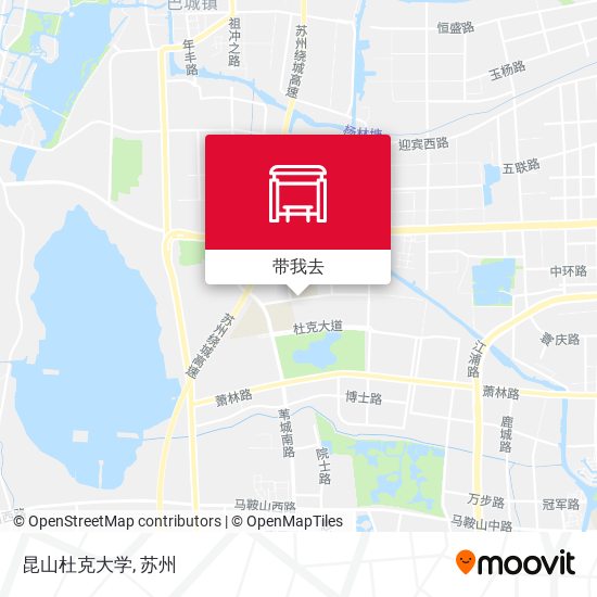 昆山杜克大学地图