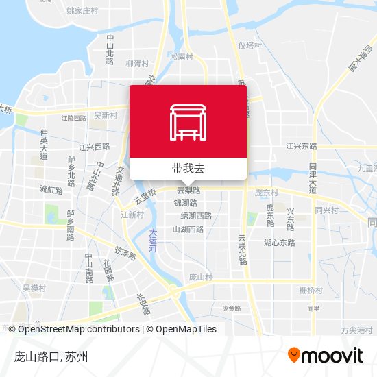 庞山路口地图