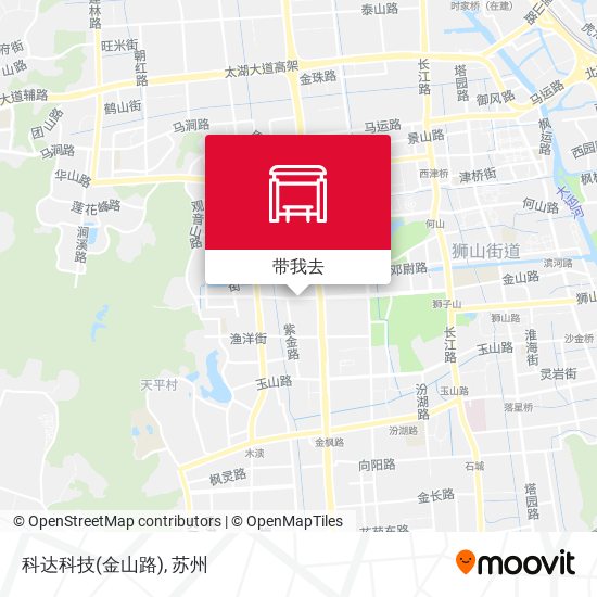 科达科技(金山路)地图