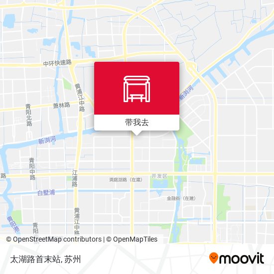 太湖路首末站地图