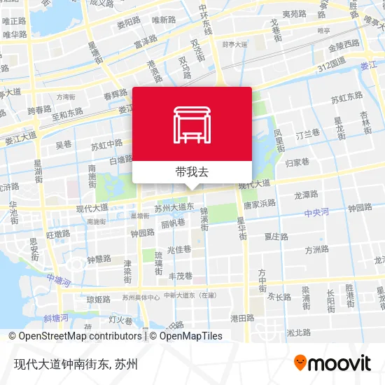 现代大道钟南街东地图