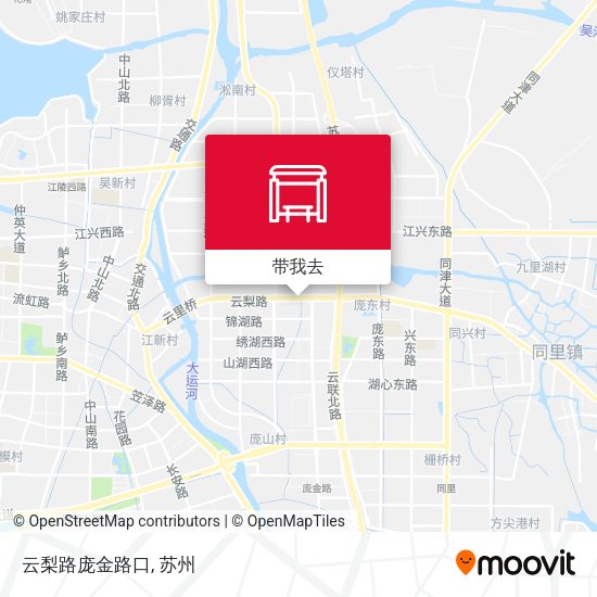 云梨路庞金路口地图
