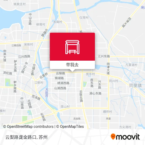 云梨路庞金路口地图