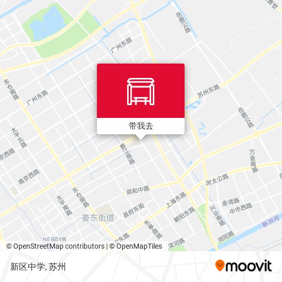 新区中学地图