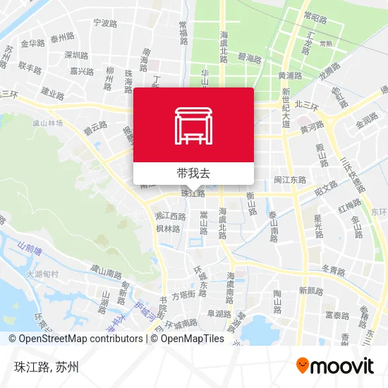珠江路地图