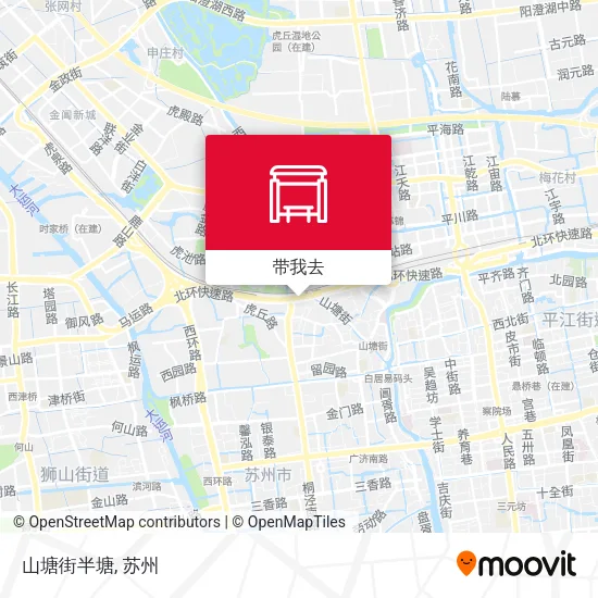 山塘街半塘地图