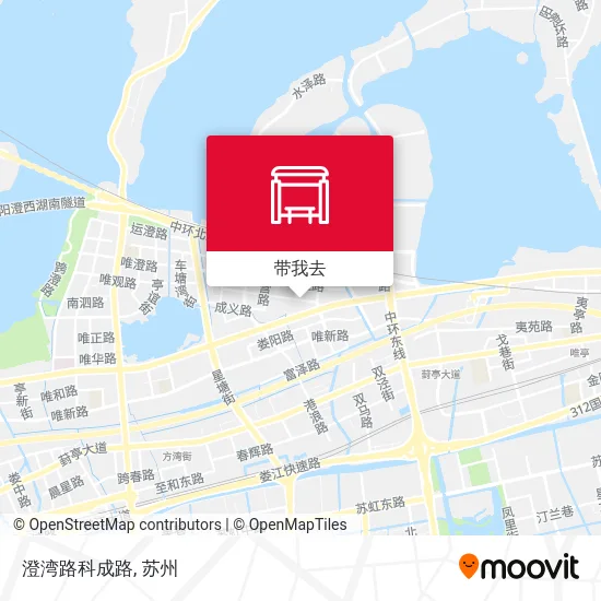 澄湾路科成路地图