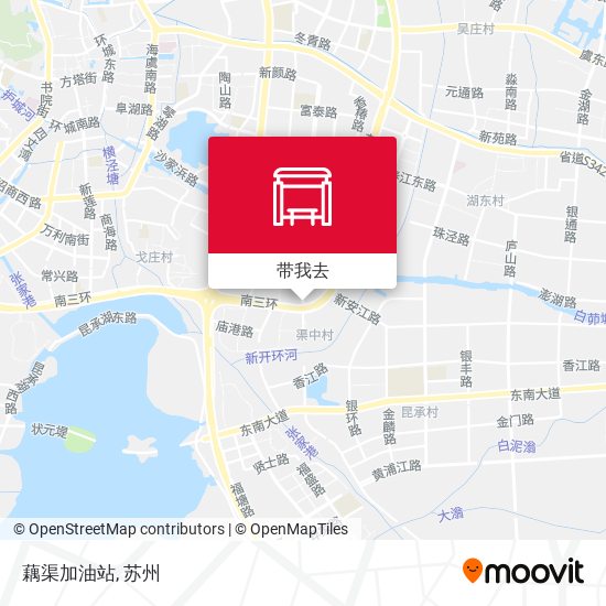 藕渠加油站地图