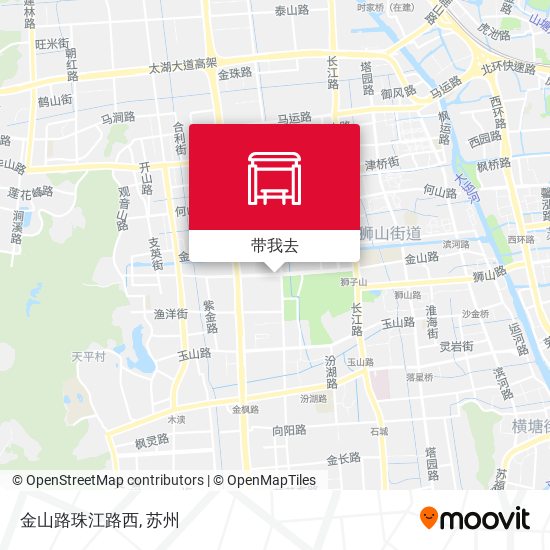金山路珠江路西地图