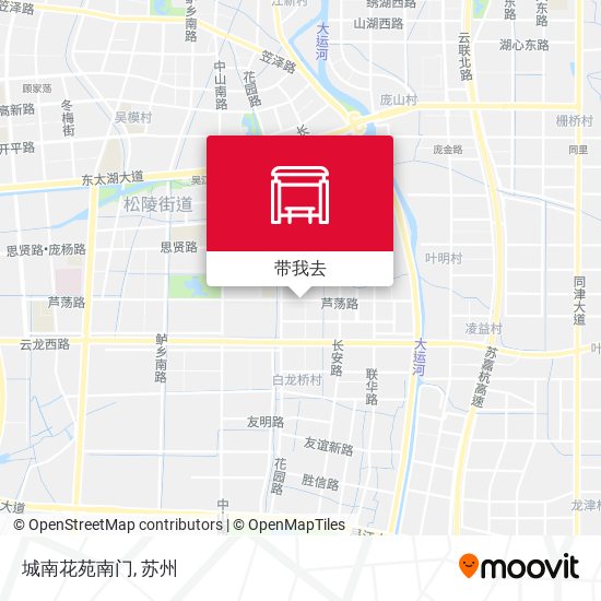 城南花苑南门地图
