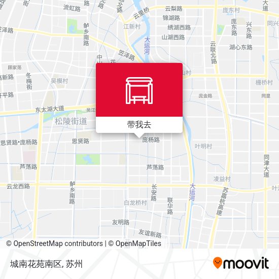 城南花苑南区地图