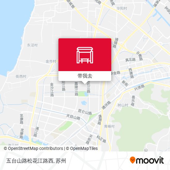 五台山路松花江路西地图