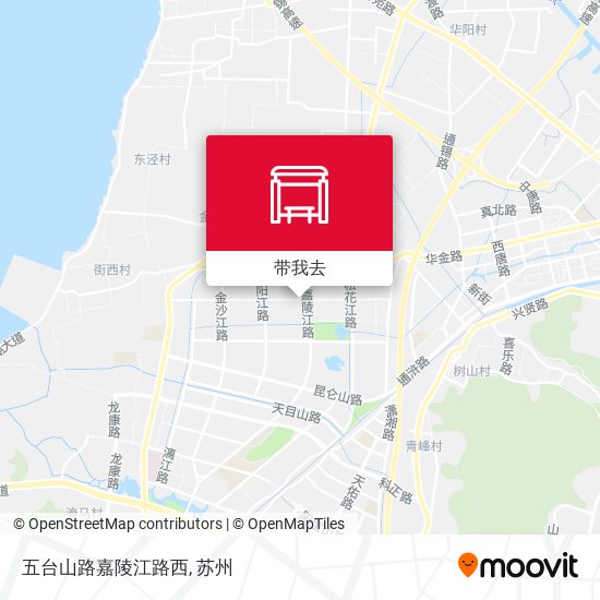五台山路嘉陵江路西地图