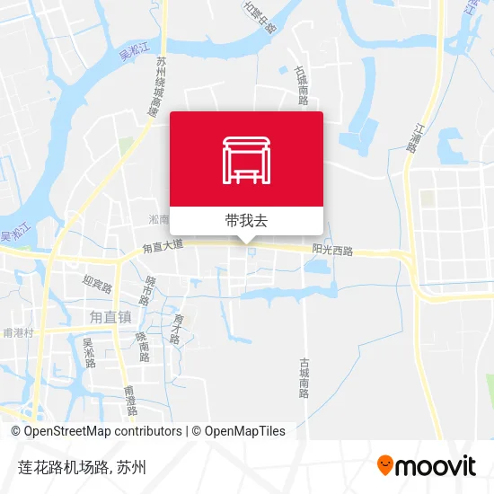 莲花路机场路地图