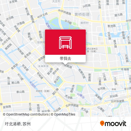 圩北港桥地图