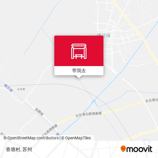 香塘村地图