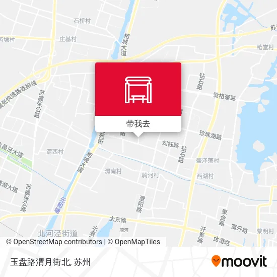玉盘路渭月街北地图