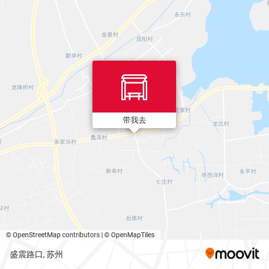 盛震路口地图