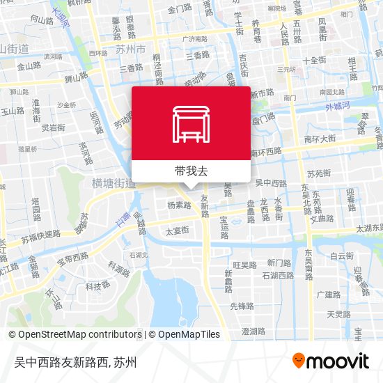 吴中西路友新路西地图