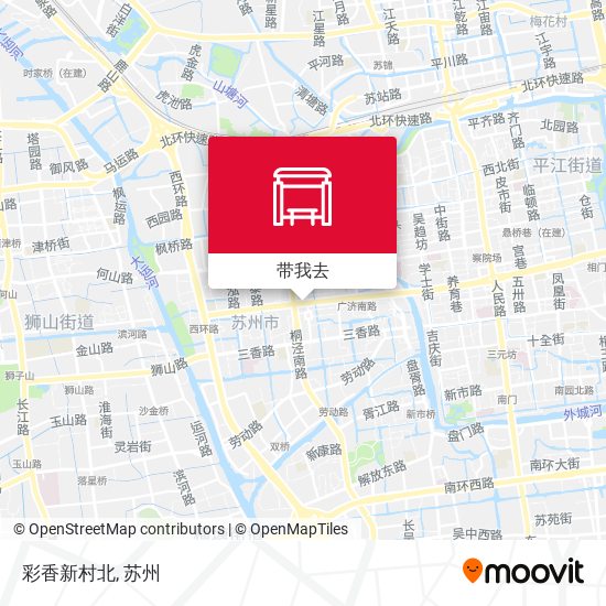 彩香新村北地图