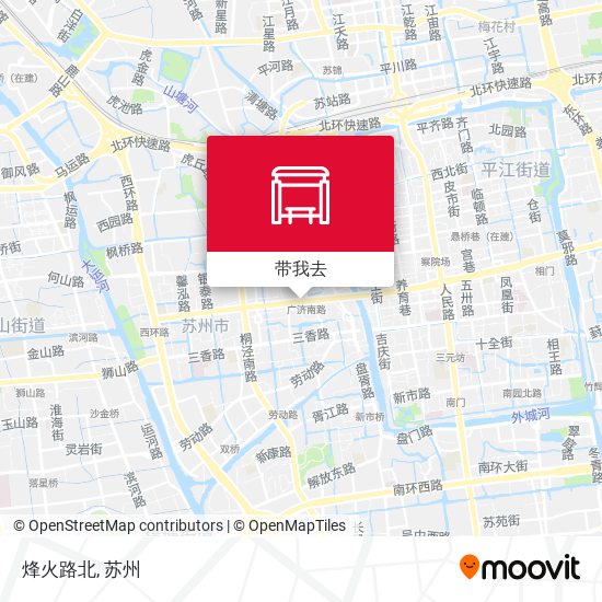 烽火路北地图