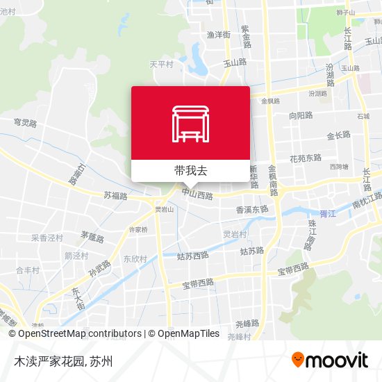 木渎严家花园地图