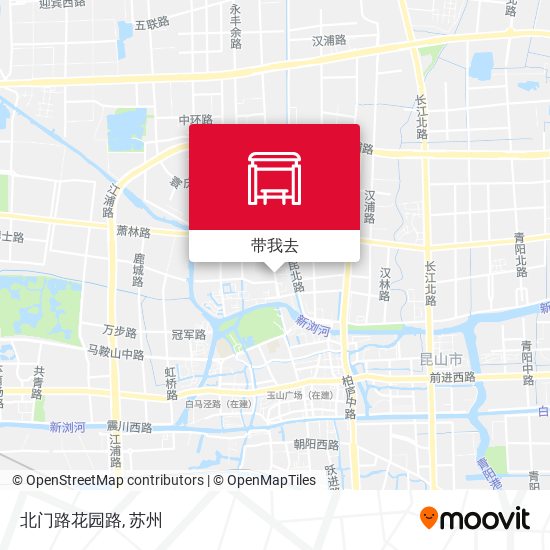 北门路花园路地图