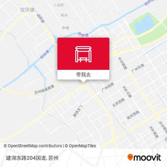 建湖东路204国道地图