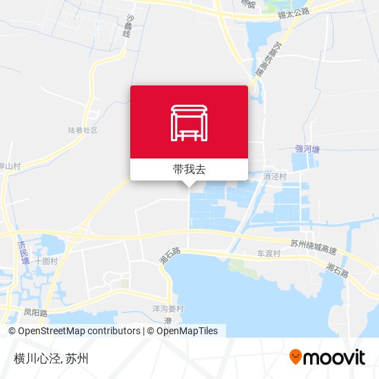 横川心泾地图