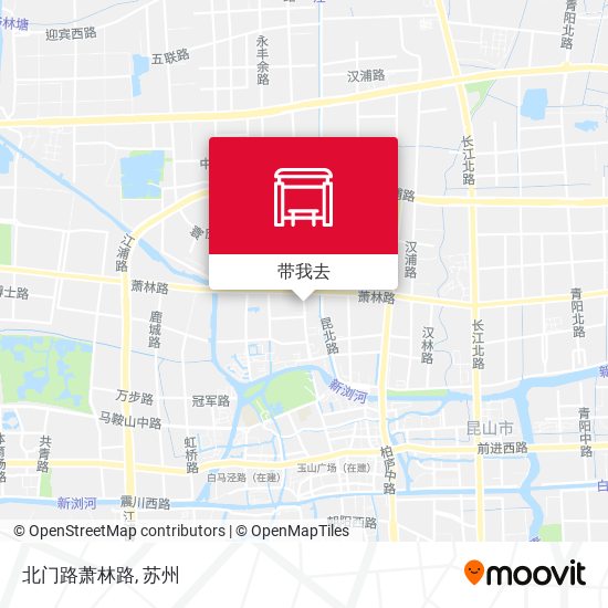 北门路萧林路地图