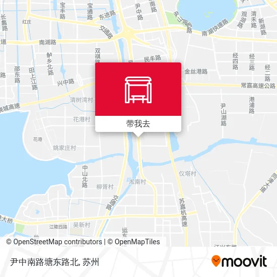 尹中南路塘东路北地图