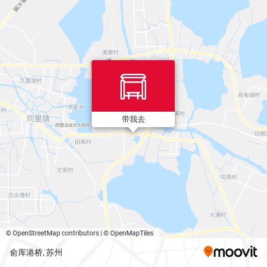 俞厍港桥地图