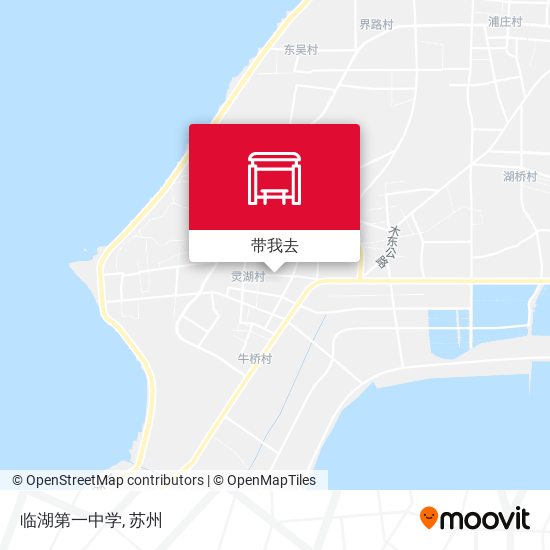 临湖第一中学地图