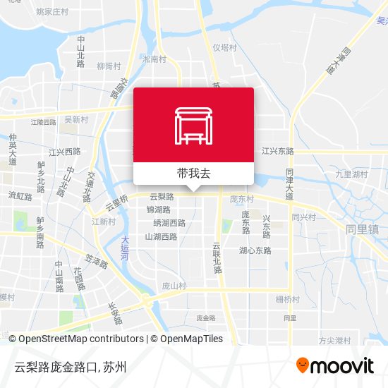 云梨路庞金路口地图