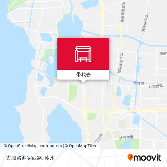 古城路迎宾西路地图