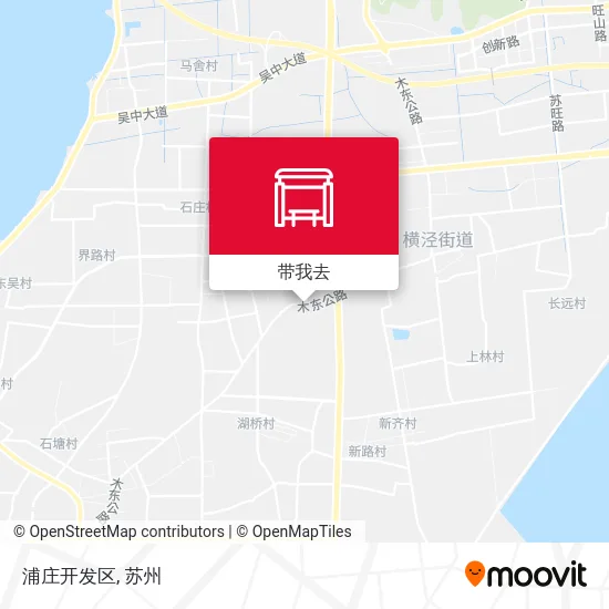 浦庄开发区地图