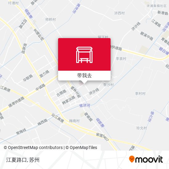 江夏路口地图