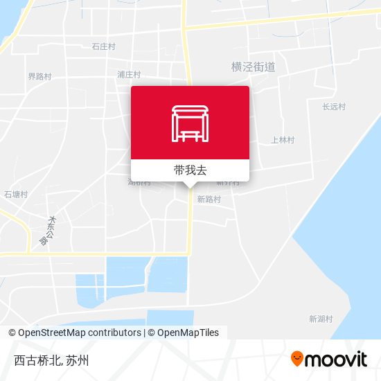西古桥北地图