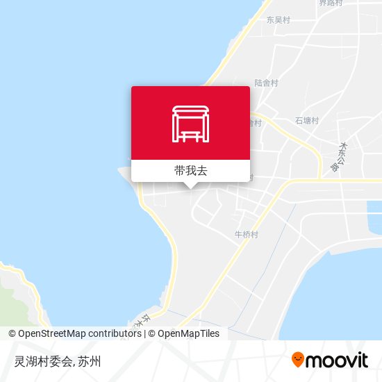 灵湖村委会地图