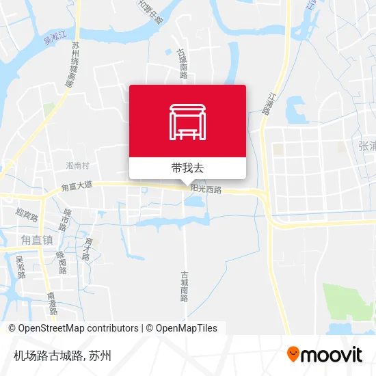 机场路古城路地图